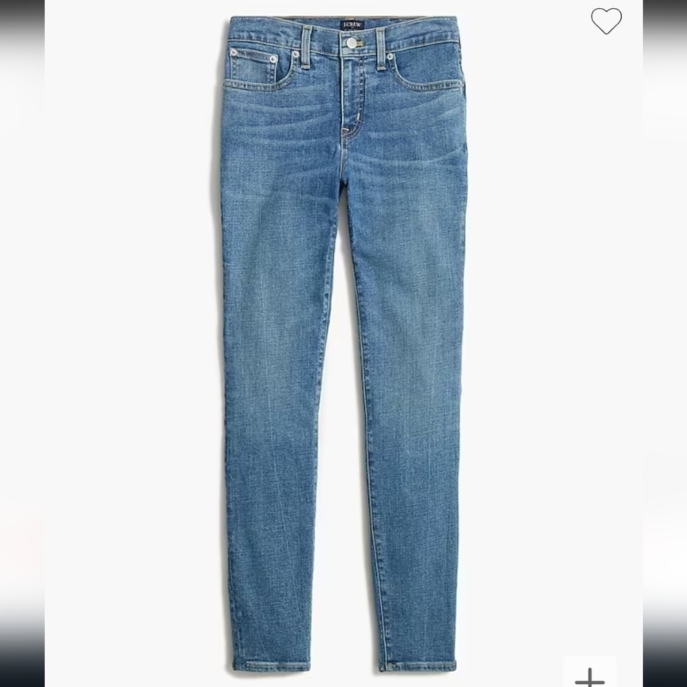 J Crew 8” Mid-Rise Skinny Jean in Signature Stretch Denim Jeans Women's Size 30
